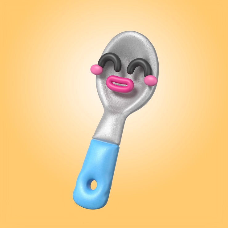 PSD gratuito diseño de íconos de elementos inflados de estilo kawaii