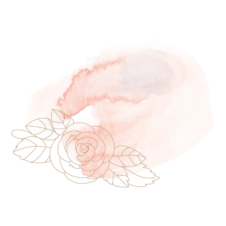 PSD gratuito diseño de marcos florales en acuarela
