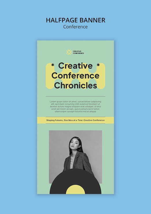 PSD gratuito diseño de la plantilla de la conferencia