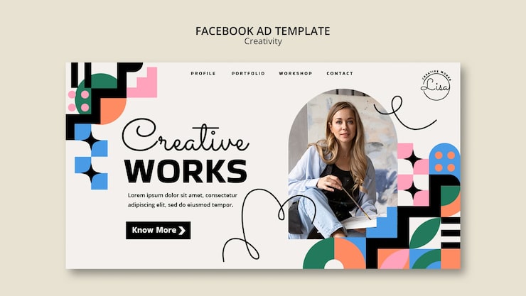 PSD gratuito diseño de plantilla de portada de facebook de influencer