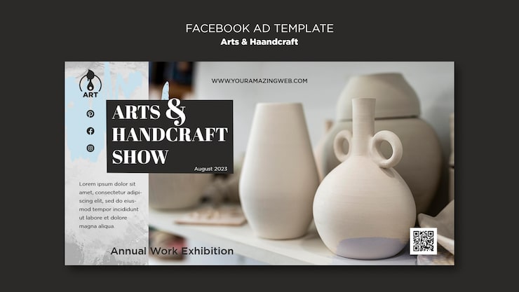 PSD gratuito diseño de plantillas de artes y artesanías