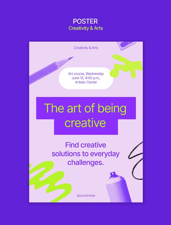 PSD gratuito diseño de plantillas de creatividad y artes