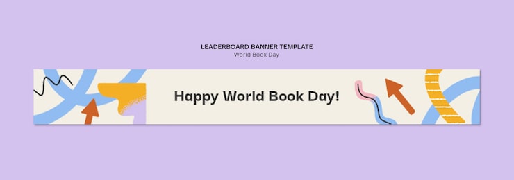 PSD gratuito diseño de plantillas para el día mundial del libro