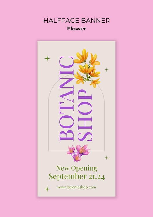 PSD gratuito diseño de plantillas florales