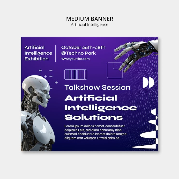 PSD gratuito diseño de plantillas de inteligencia artificial