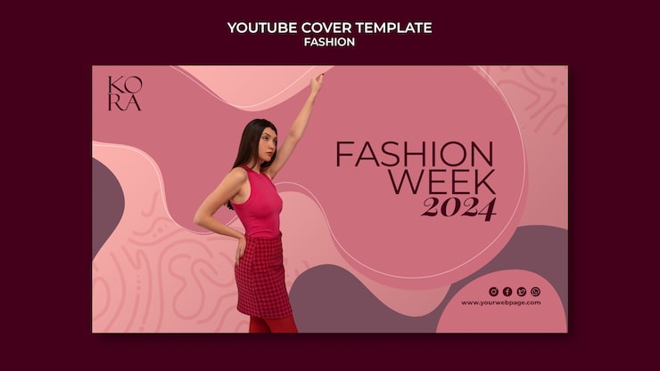 PSD gratuito diseño de plantillas de moda