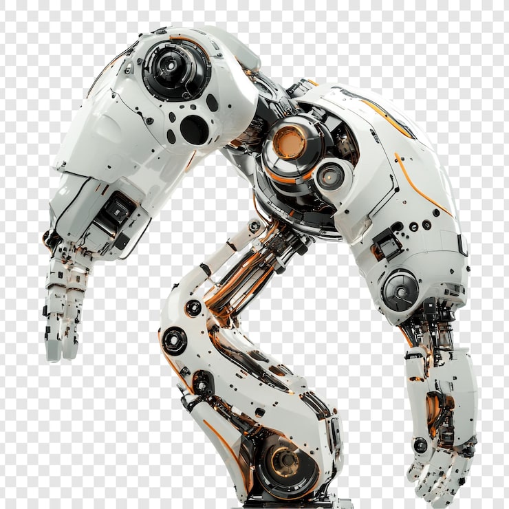 PSD gratuito diseño y tecnología futuristas de brazos robóticos avanzados