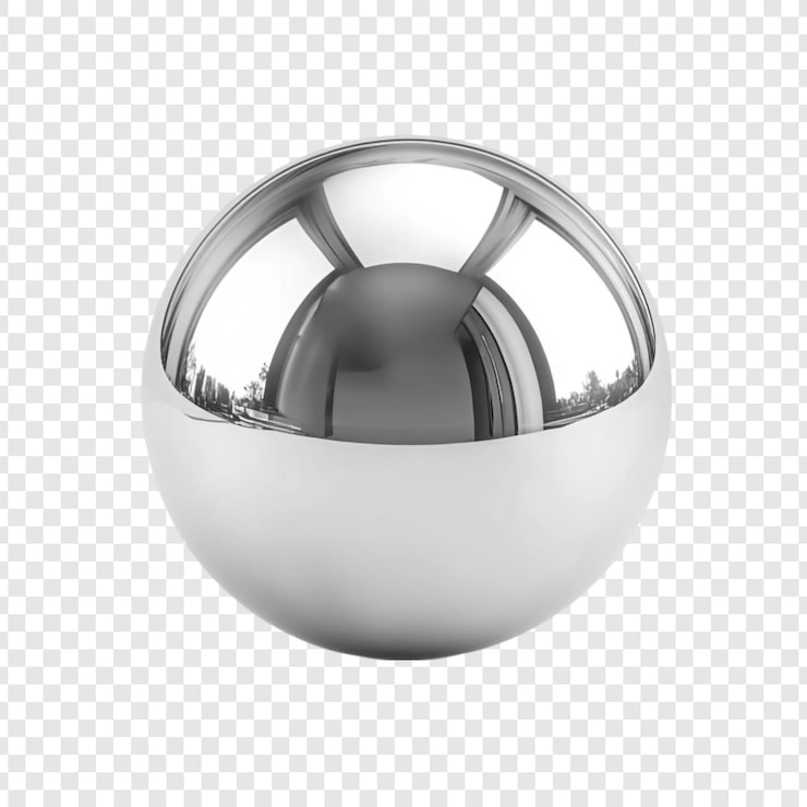 PSD gratuito esfera reflexiva un estudio de la luz y la forma