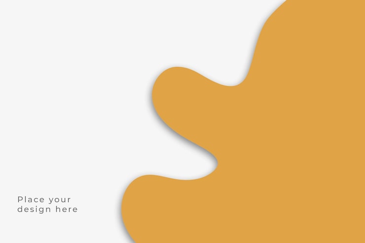 PSD gratuito fondo abstracto amarillo de ondas que fluyen dinámicas