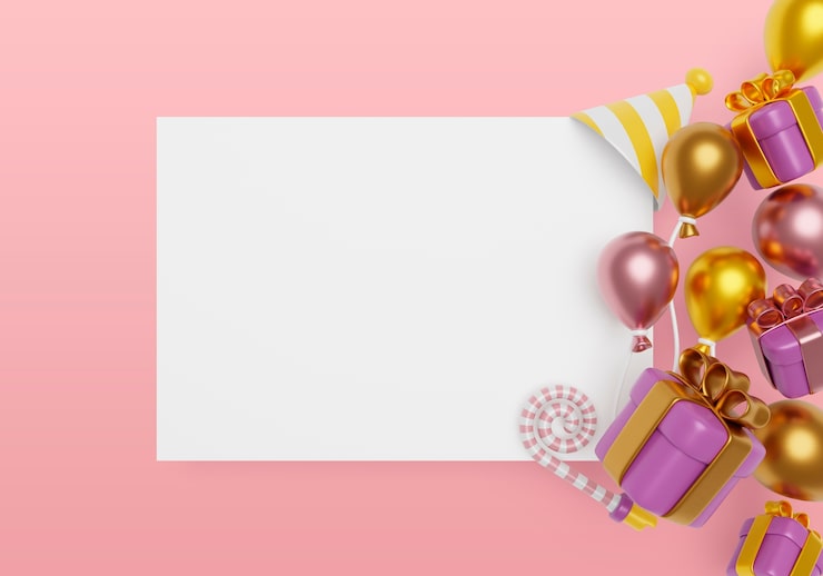 PSD gratuito fondo de banner en blanco de ventas de cumpleaños