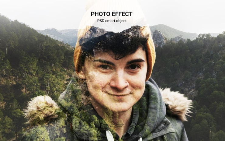 Gratis PSD foto-effect met dubbele belichting