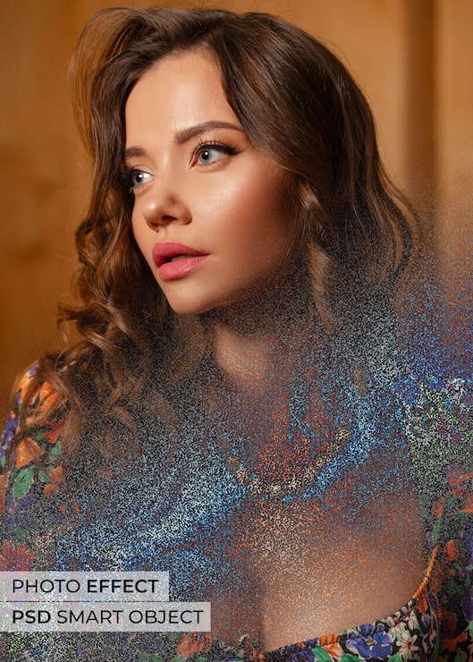 Gratis PSD foto-effect met geluidsgradiënt.