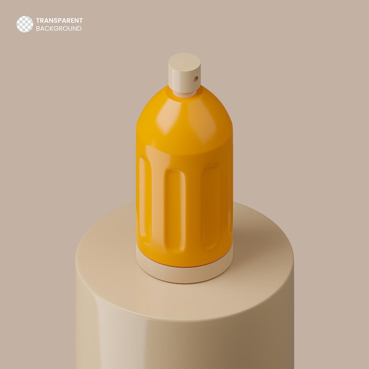 Gratis PSD geïsoleerde 3d spuitfles icoon