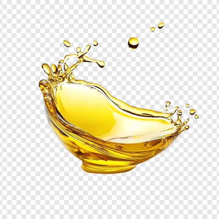 PSD gratuito golden oil splash una imagen dinámica del oro líquido