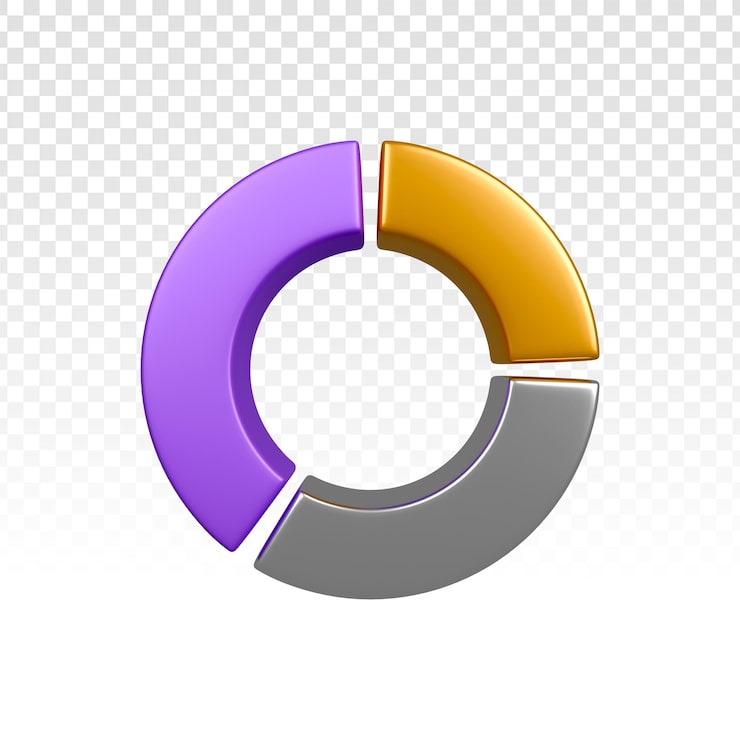 PSD gratuito gráfico 3d dinámico que muestra el crecimiento empresarial, perfecto para presentaciones e infografías