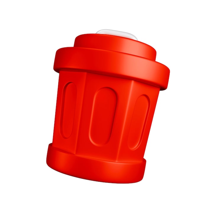 PSD gratuito hidrante rojo de dibujos animados en 3d