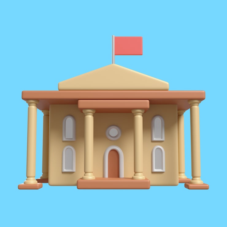 PSD gratuito icono 3d para el famoso punto de referencia de la ciudad
