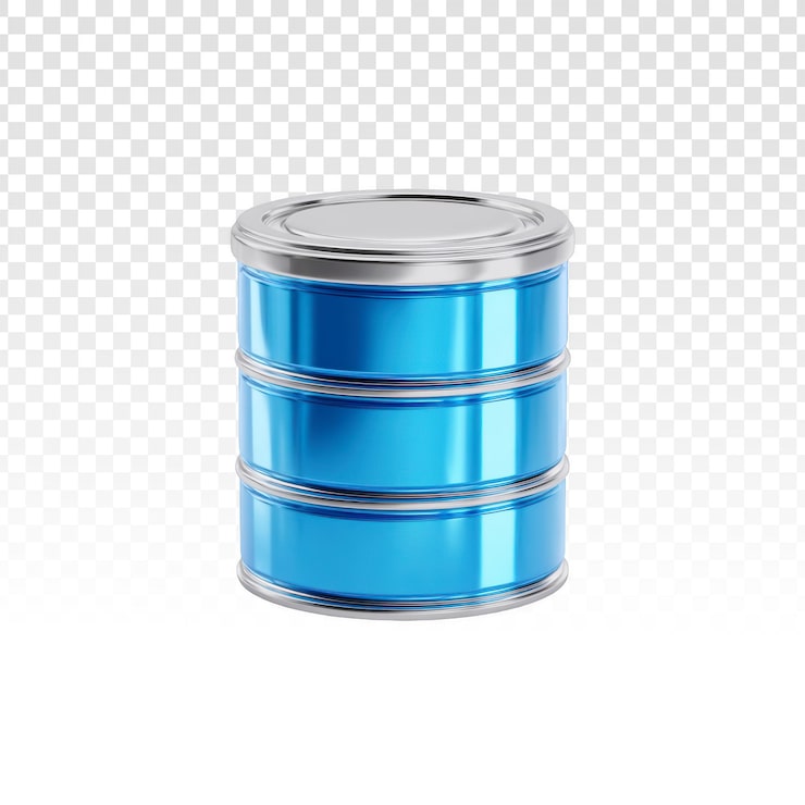 PSD Gratis ikon database biru 3d