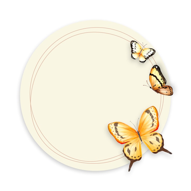 PSD gratuito ilustración de mariposas en acuarela