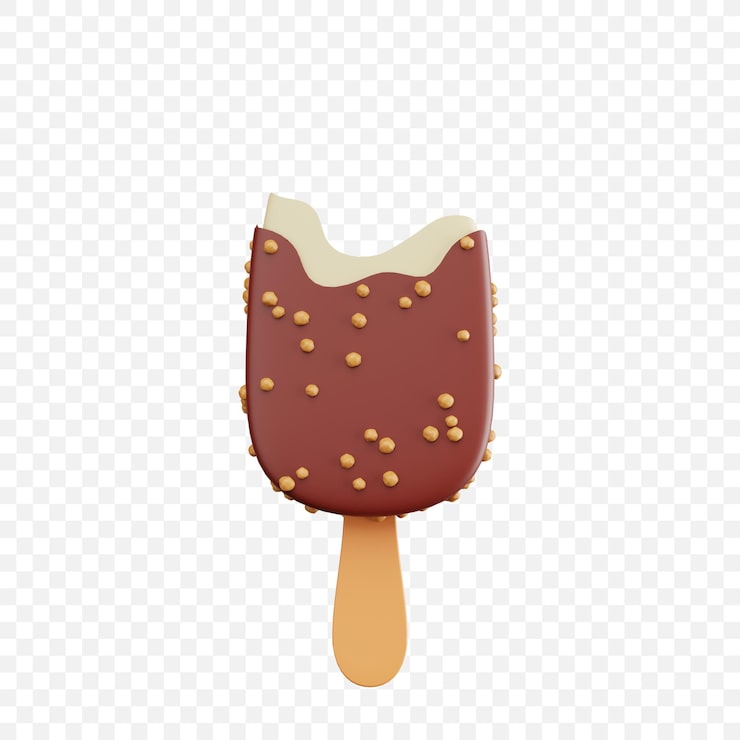 PSD gratuito ilustración de procesamiento 3d icono aislado de palito de helado