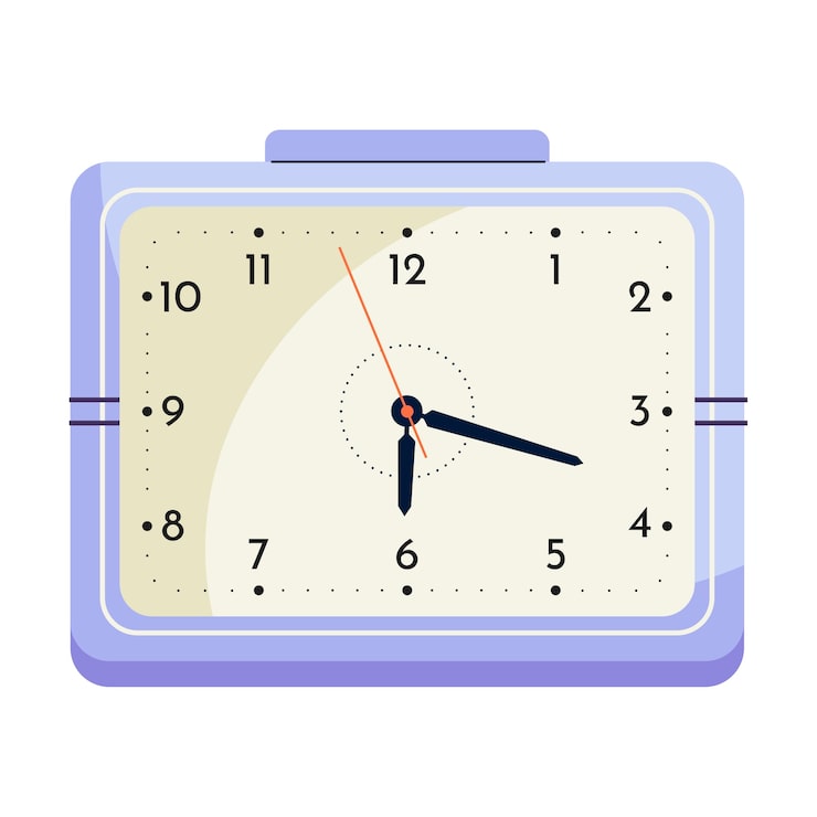 PSD gratuito ilustración de reloj aislado