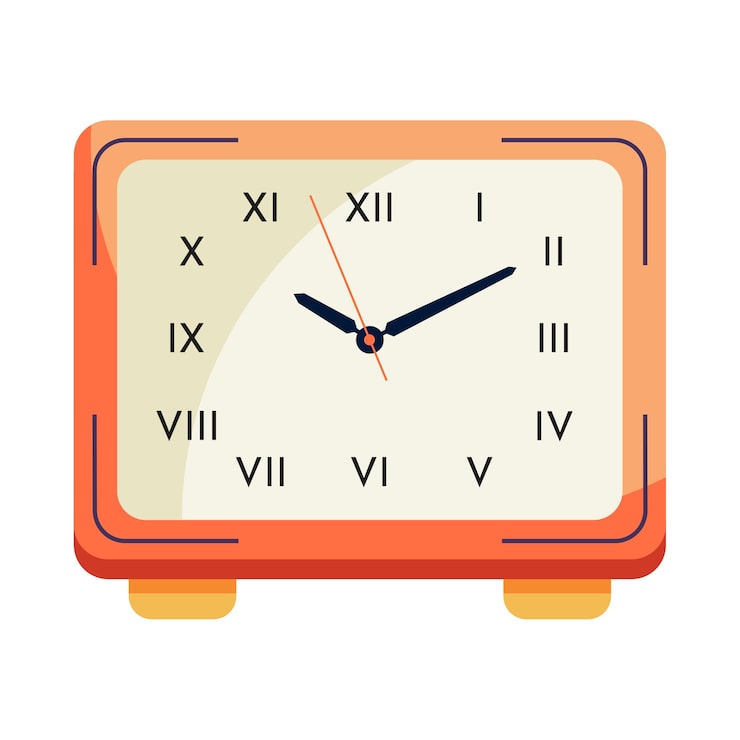 PSD gratuito ilustración de reloj aislado
