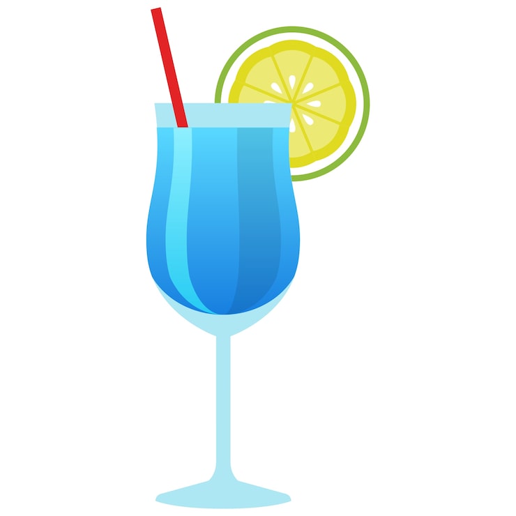 PSD Gratis ilustrasi minuman koktail