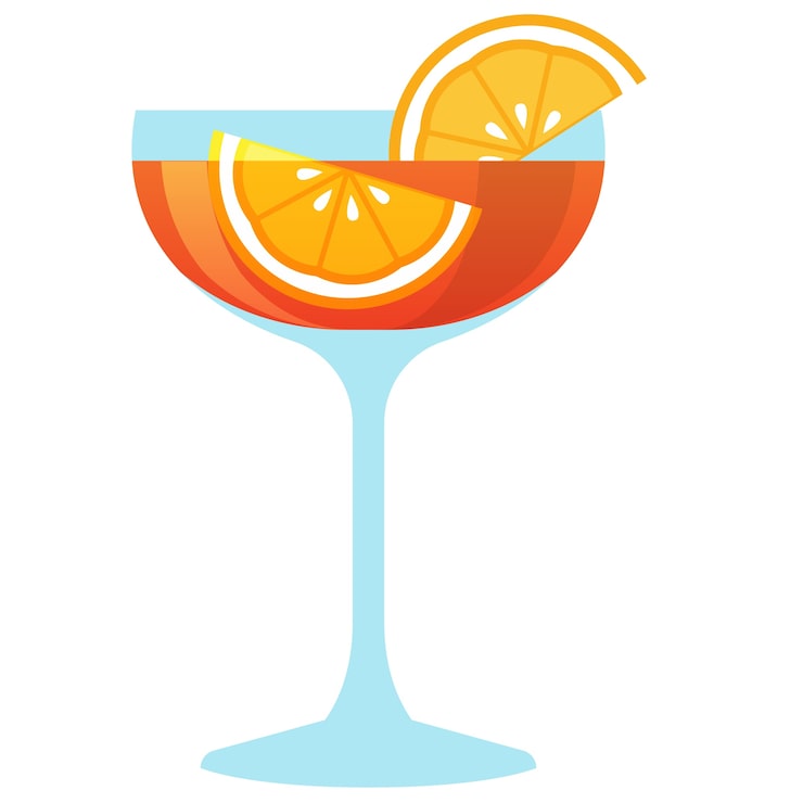 PSD Gratis ilustrasi minuman koktail