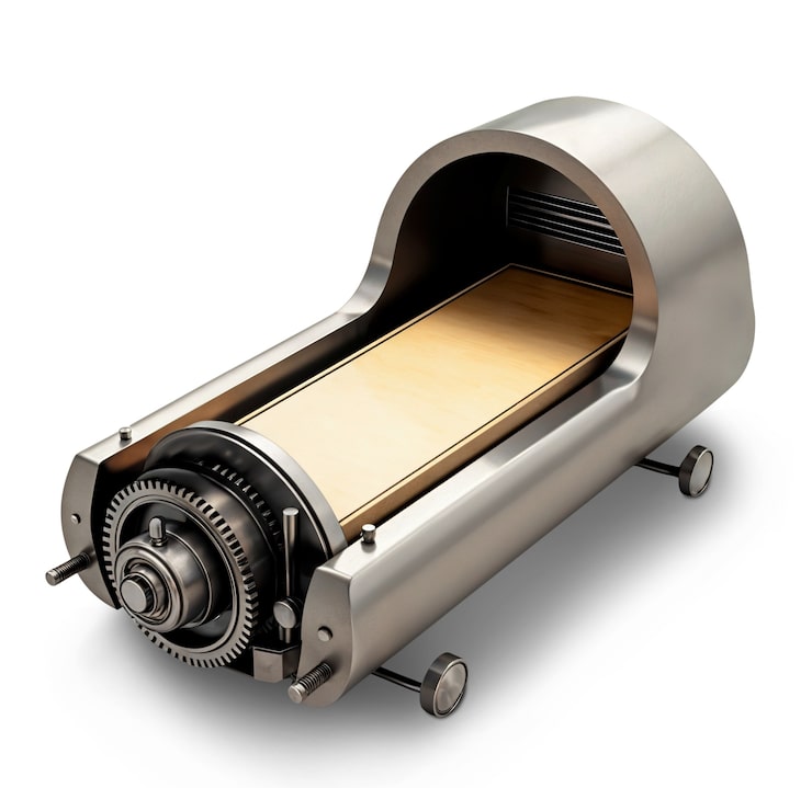 PSD gratuito la máquina del tiempo aislada