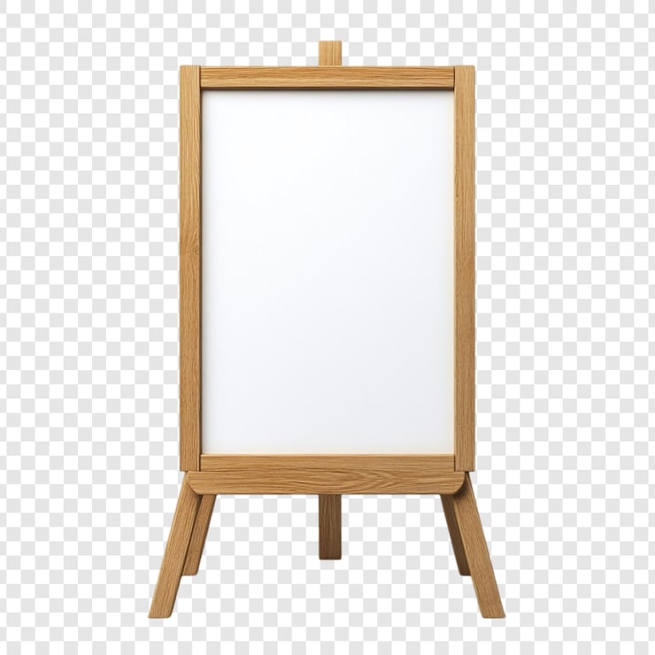 PSD Gratis mockup papan iklan kayu kosong
