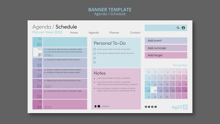 PSD gratuito modello di progettazione del programma gradiente