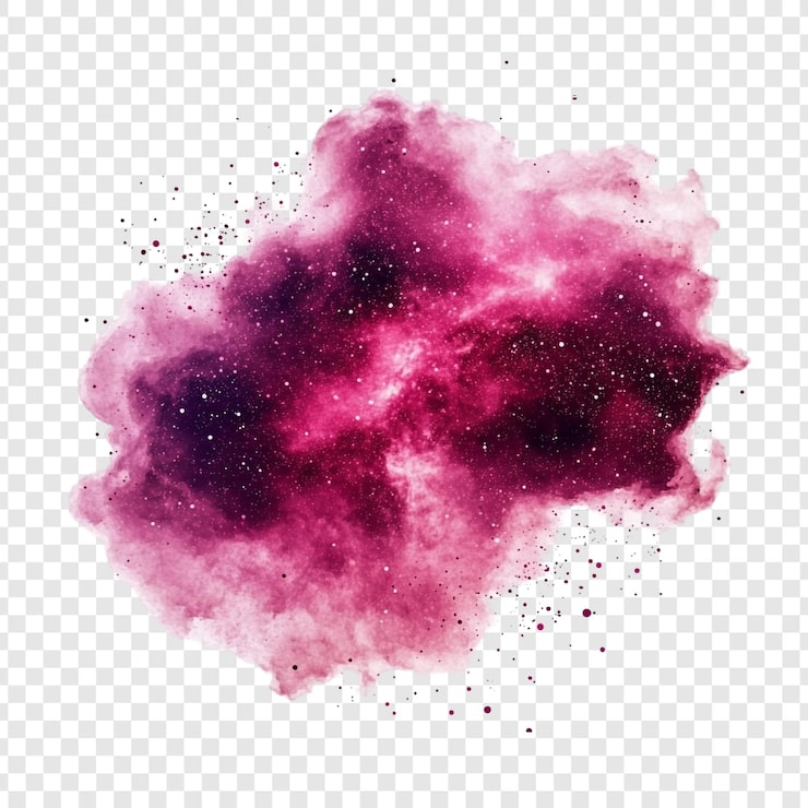 PSD Gratis nebula kosmik galaksi cat air