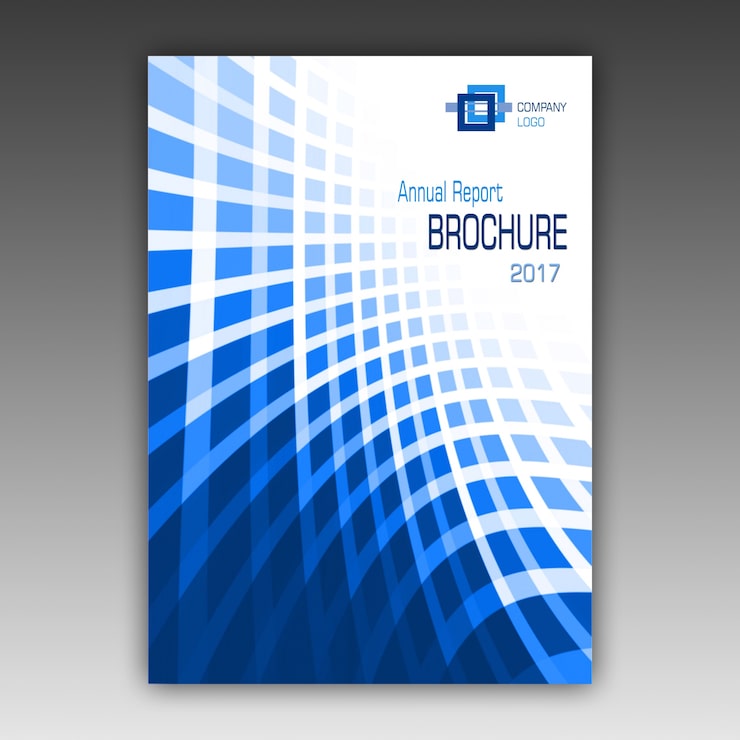 Gratis PSD ontwerp van het sjabloon van de brochure