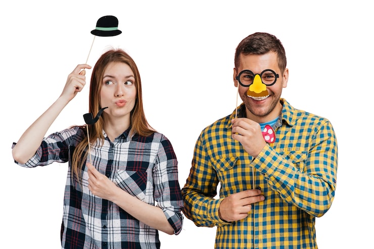 Gratis PSD paar samen gebaren
