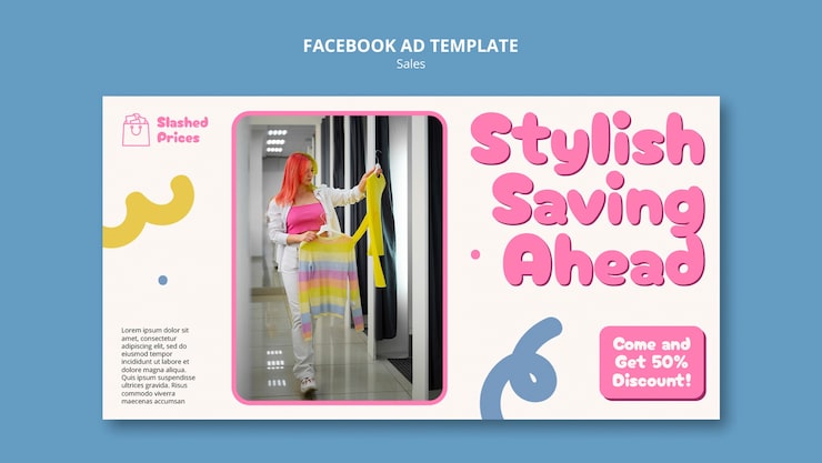 PSD gratuito plantilla de anuncio de ventas de facebook