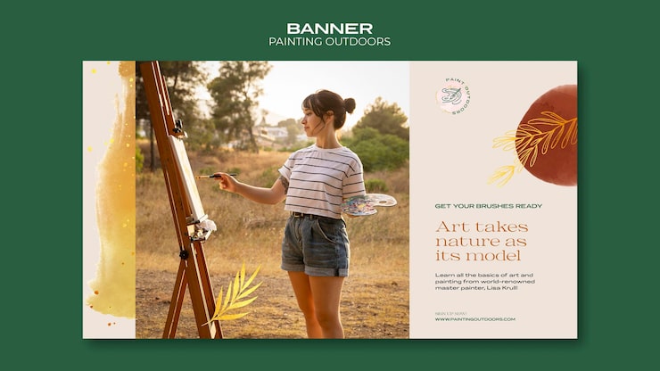 PSD gratuito plantilla de banner exterior de pintura
