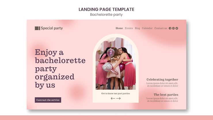 PSD gratuito plantilla de diseño de despedida de soltera degradada