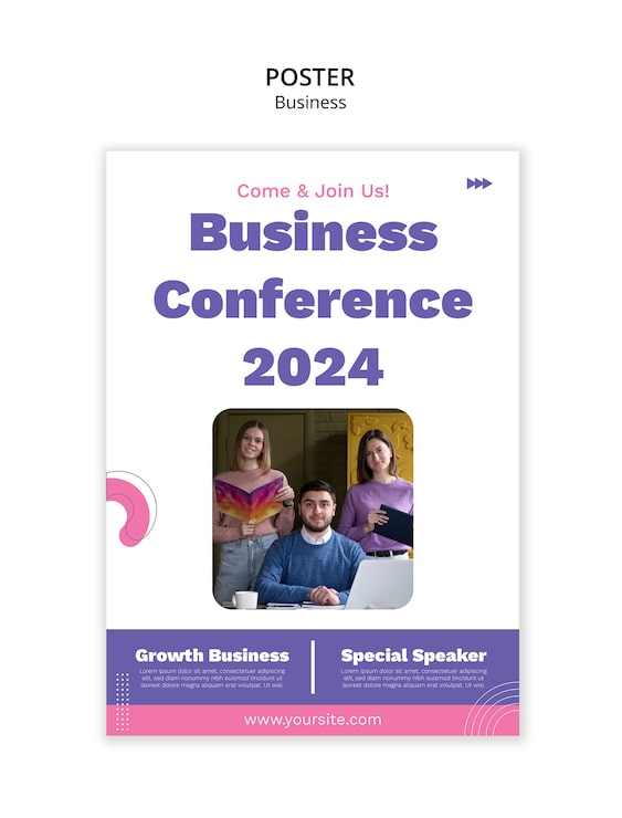 PSD gratuito plantilla de estrategia empresarial profesional