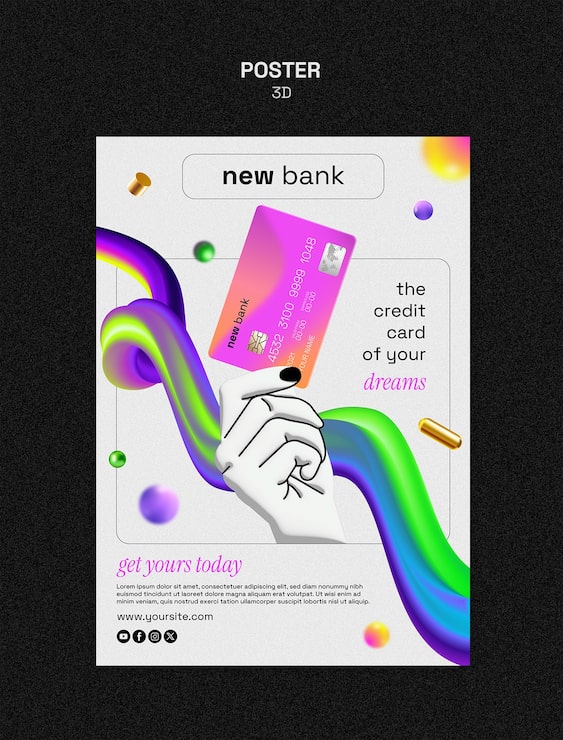 PSD gratuito plantilla de presentación de diseño 3d