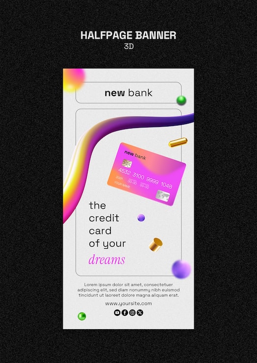PSD gratuito plantilla de presentación de diseño 3d