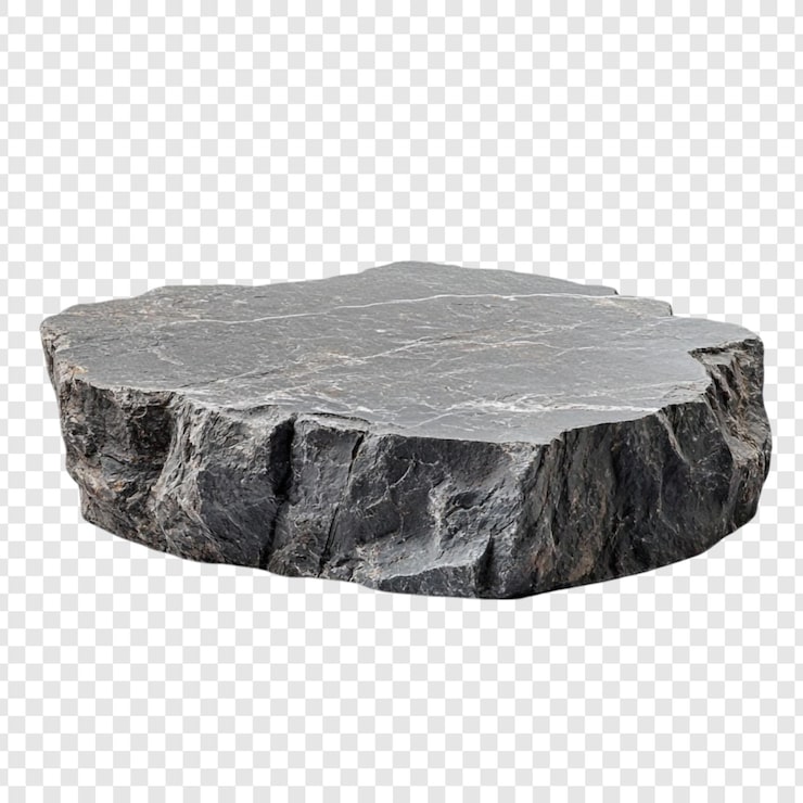 PSD gratuito plataforma de piedra de roughhewn una base de exhibición texturizada