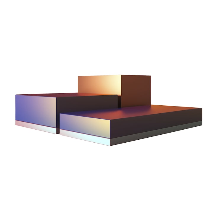 PSD gratuito el podio de renderización 3d está aislado.