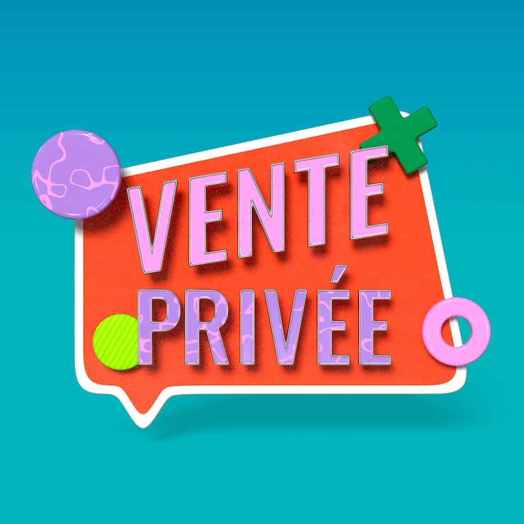 PSD gratuito promoción de venta privada