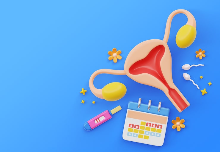 PSD gratuito renderización en 3d del fondo de las ventas de fertilidad