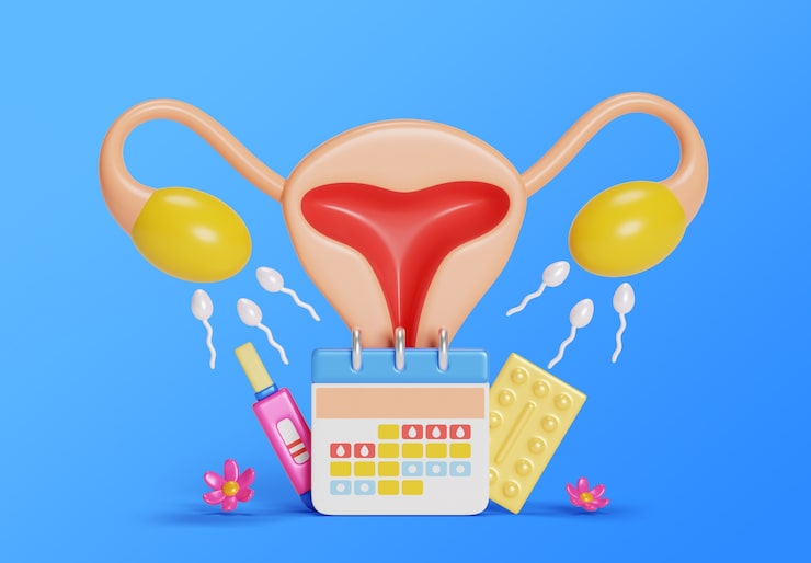 PSD gratuito renderización en 3d del fondo de las ventas de fertilidad