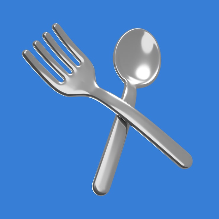 PSD gratuito renderización en 3d del icono de la herramienta de cocina.