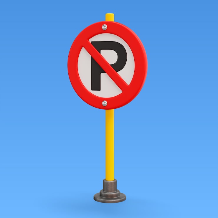 PSD gratuito renderización en 3d del icono del letrero de la ciudad