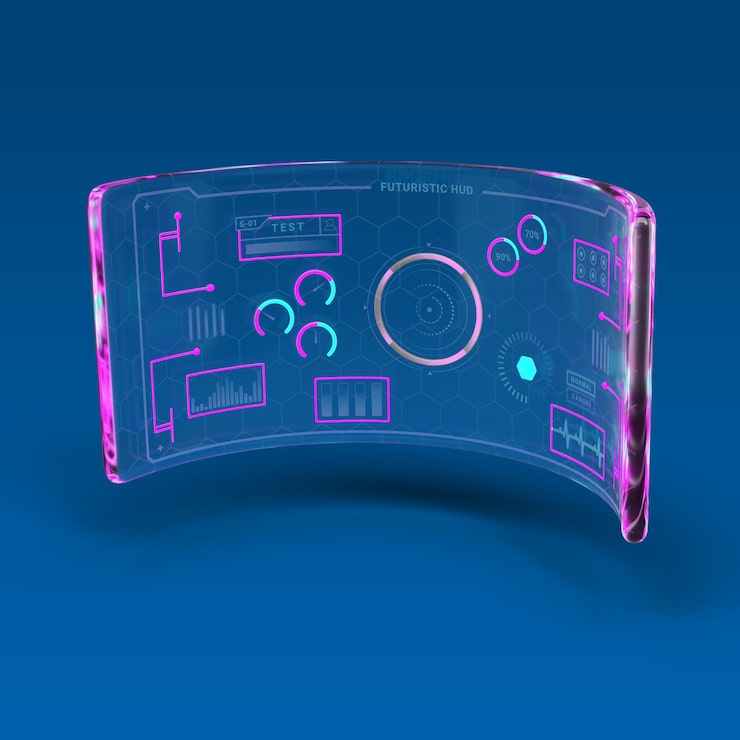 PSD gratuito renderizado en 3d del icono de vr
