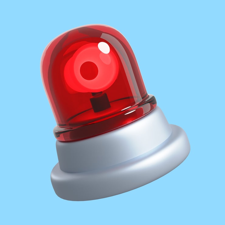 PSD gratuito representación 3d del icono de bombero
