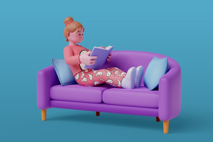 PSD gratuito representación en 3d de una persona por la noche